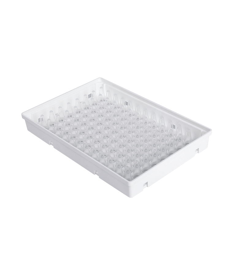 PCR20-C-96-FS-BR 0,2 ml transparentă, cu 96 de godeuri, placă PCR cu fustă plină pentru Biorad