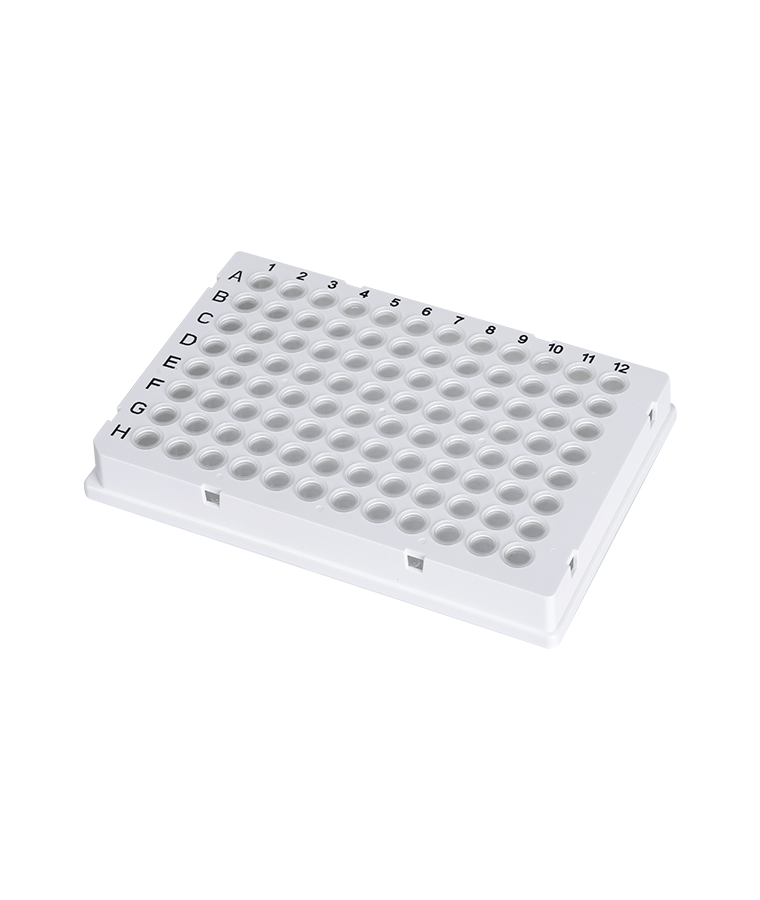 PCR20-C-96-FS-BR 0,2 ml transparentă, cu 96 de godeuri, placă PCR cu fustă plină pentru Biorad